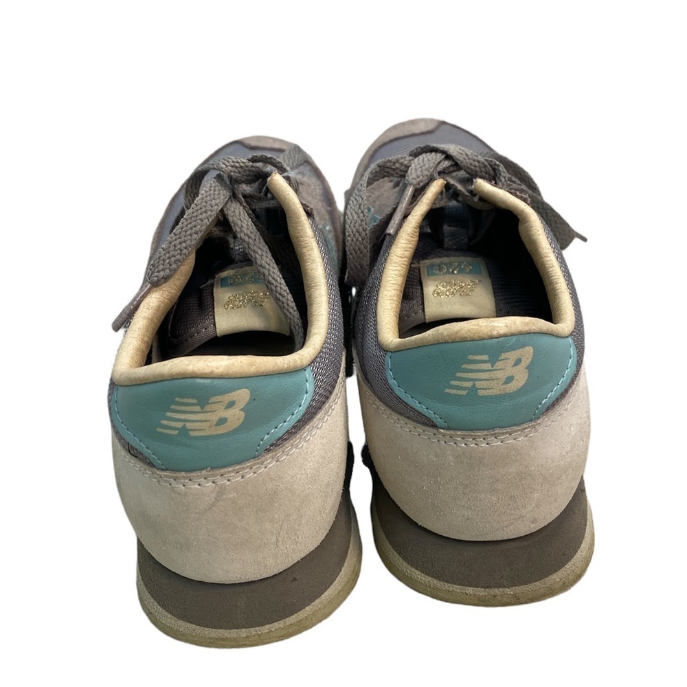 New Balance 620 Gold Blue Gray Sneakers - Picture 5 of 6